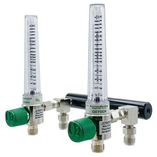 Chrome Flowmeter T Branch